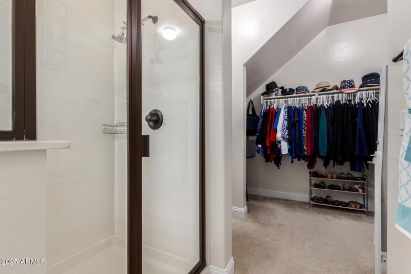 Primary Shower & Closet