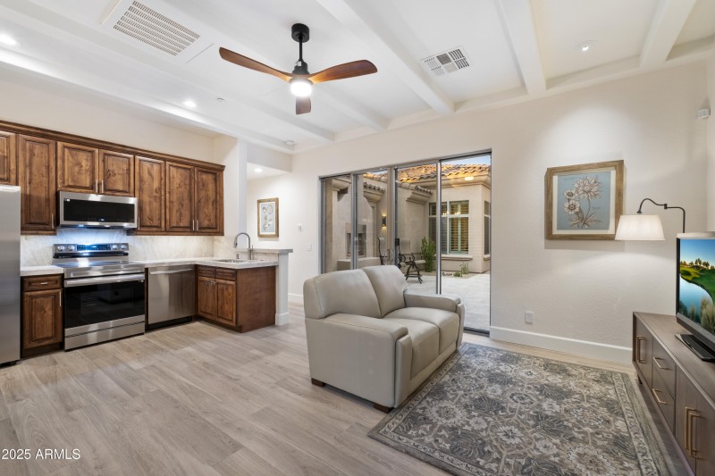 Guest Home Kitchen + Living