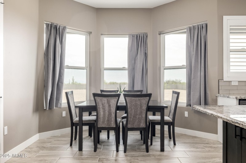 Dining Room looking out to backyard