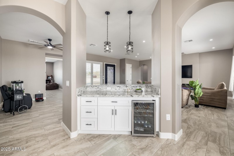 Kitchen view to Living Room