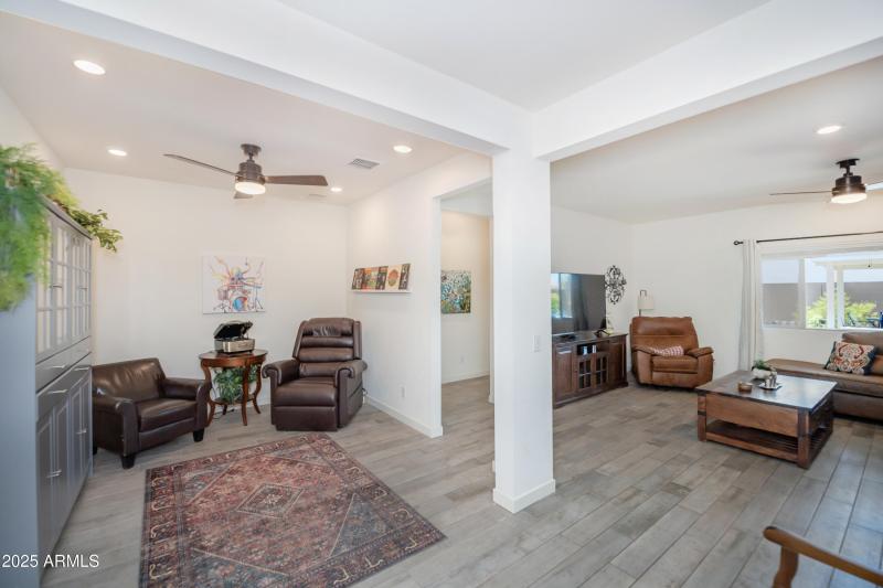 Den and main living room