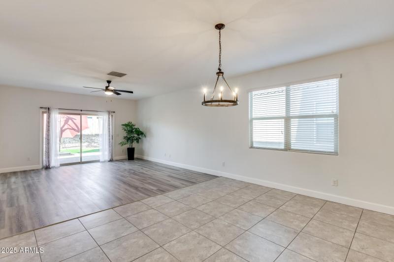 Desirable Open Floor Plan