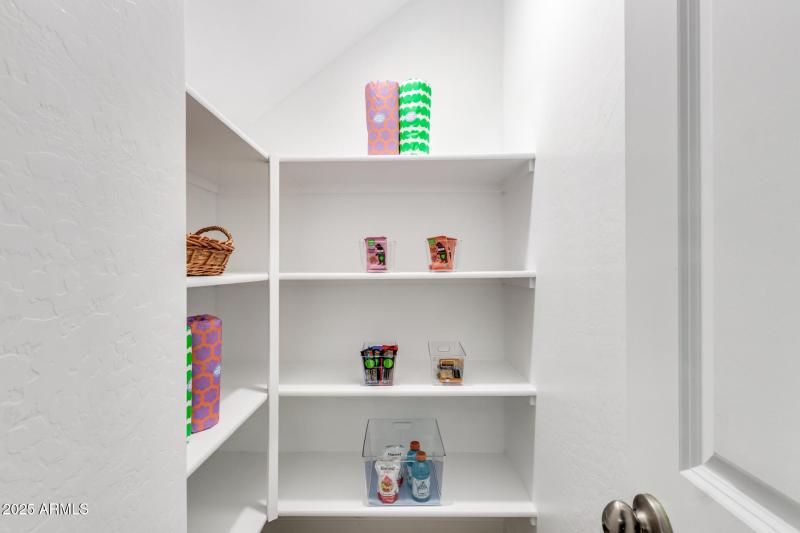Ample Walk-In Pantry