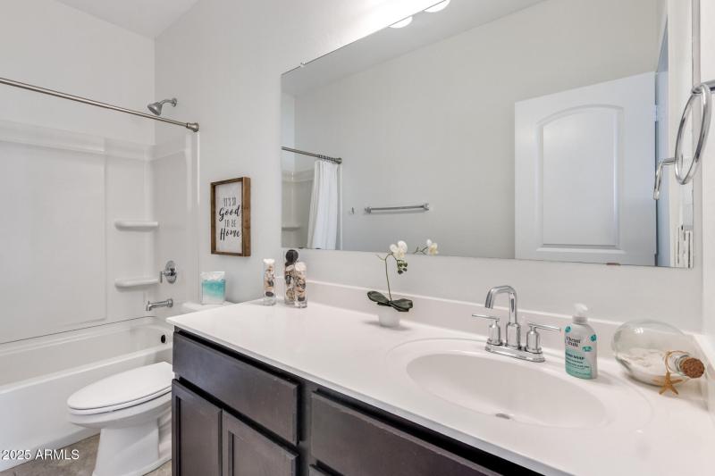 One of Two Full Bathrooms Upstairs