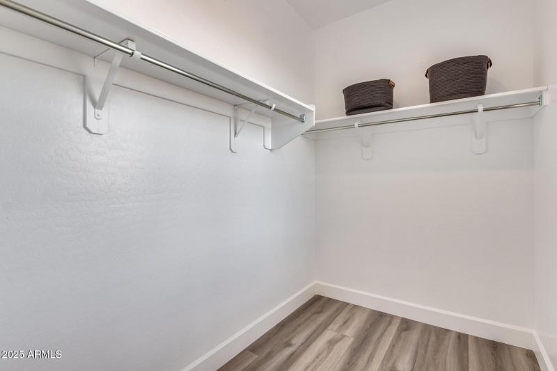 Secondary Room Walk-In Closet