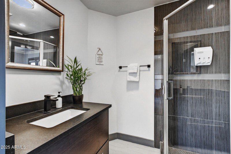 Secondary primary bathroom entry