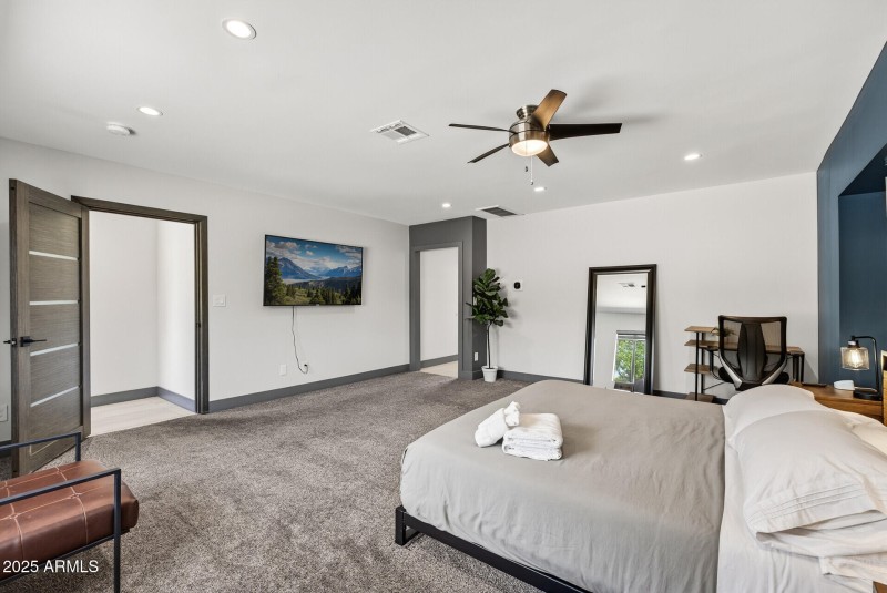 Main primary view towards entry