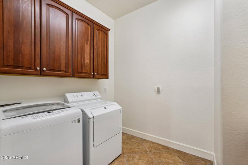 Laundry Room with Upper Cabinets