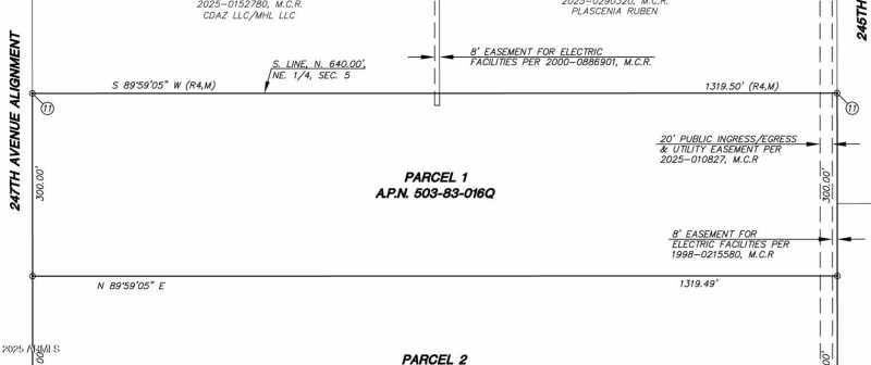 245th Jomax 9 Parcel 1 Survey Crop