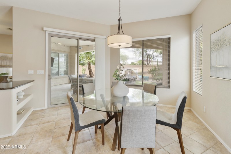 Dining space