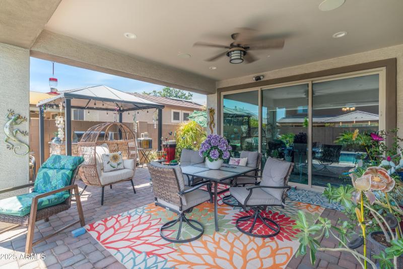 Covered Patio Great for Entertainment