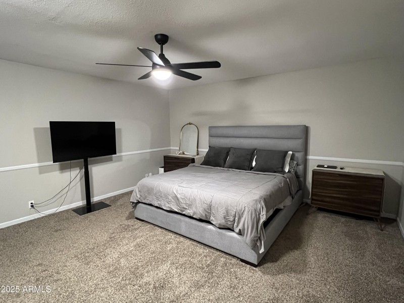 Primary Bedroom wide angled view