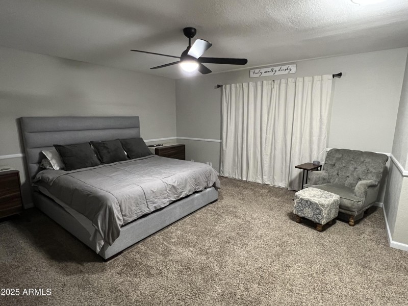 Primary Bedroom wide angled view