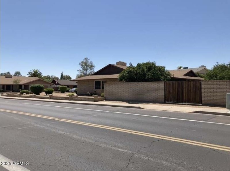Side of House angled street view