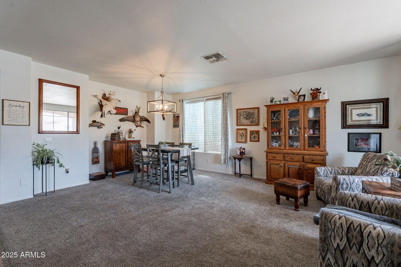 Formal Living & Dining Area