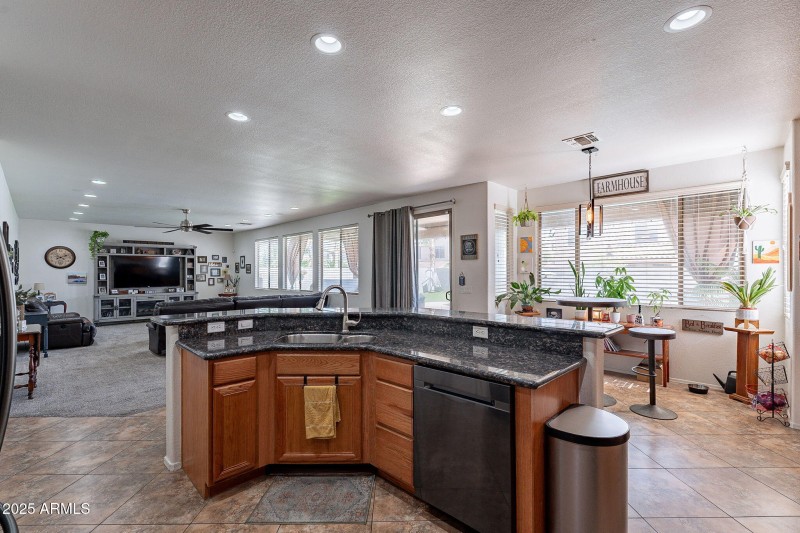 Kitchen-Family Room Area