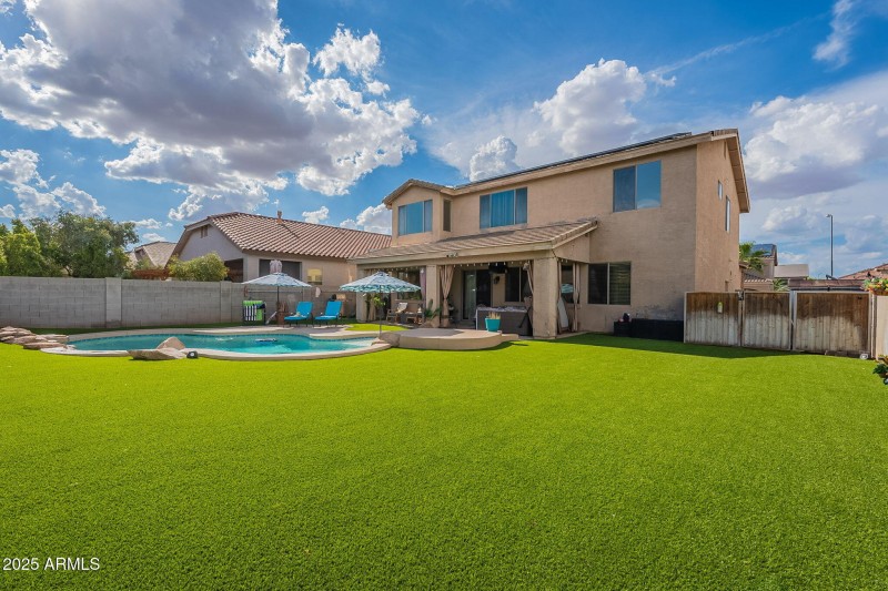 Backyard & Pool Area