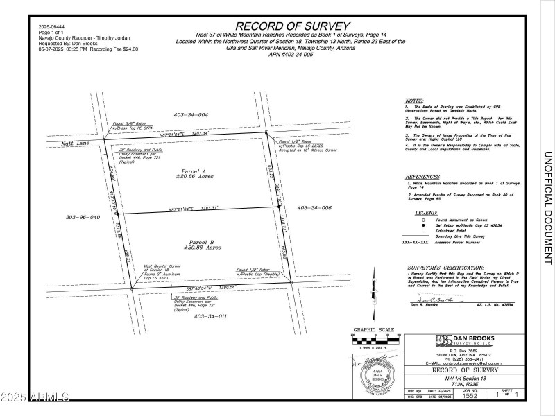 HC-15 Recorded Survey