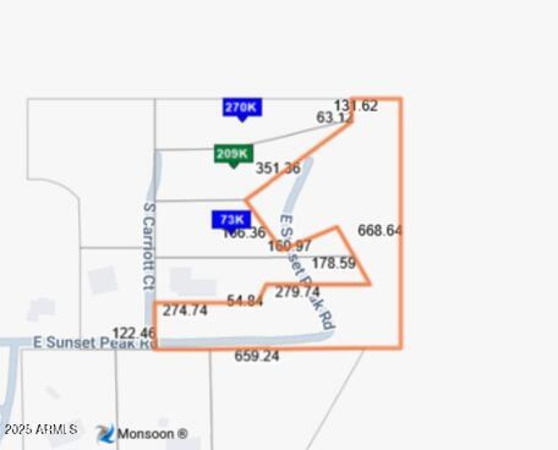 Sunset peak lot 5 map