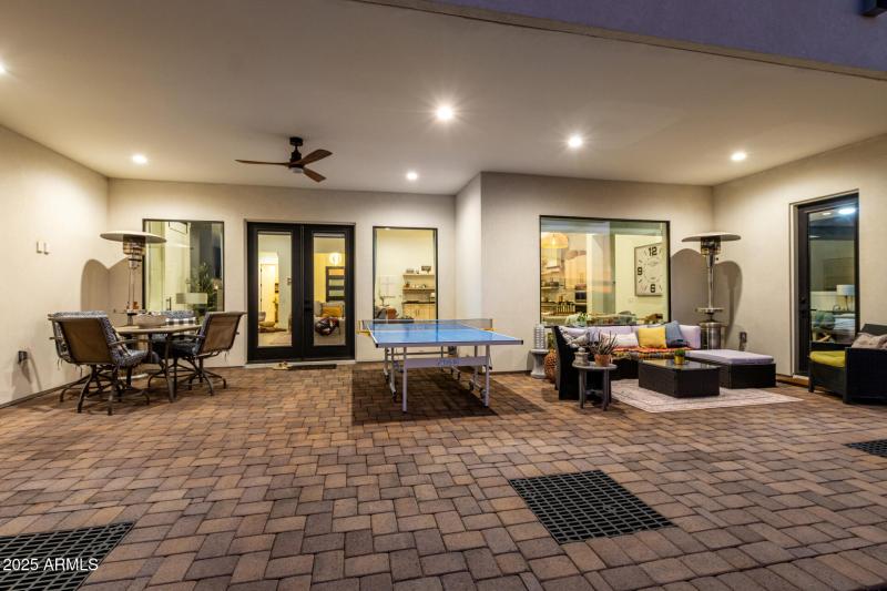 LARGE COVERED BACK PATIO