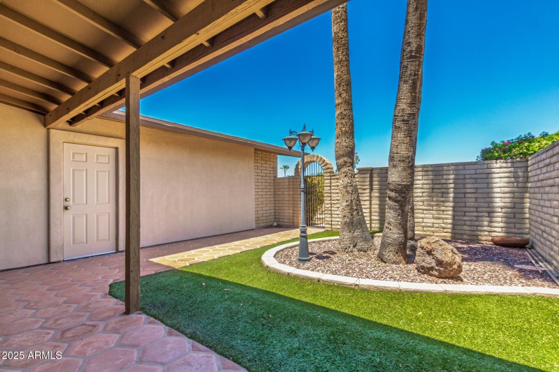 Front courtyard