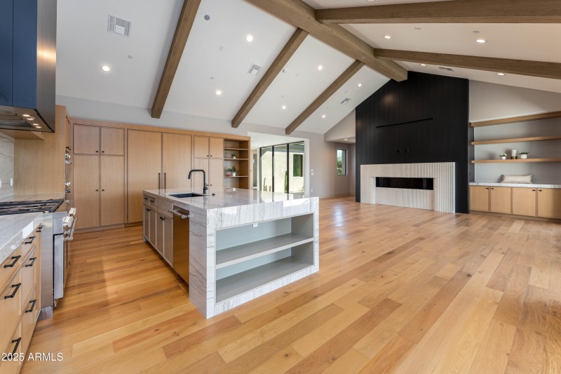 Kitchen view towards Great Room