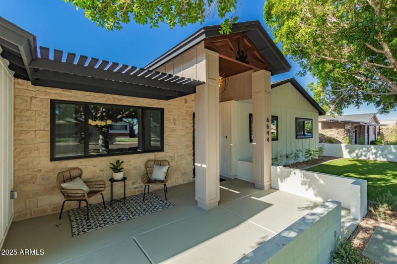 Welcoming Covered Front Porch
