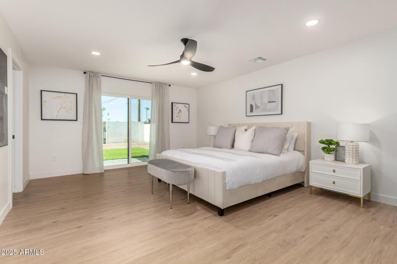 Light-Filled Bedroom with Yard Access