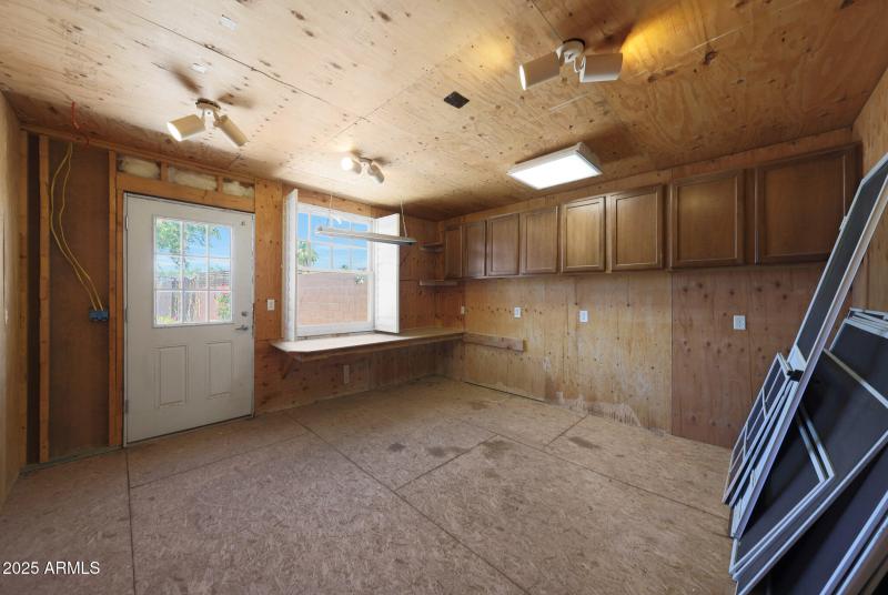 Electricity in Storage Shed