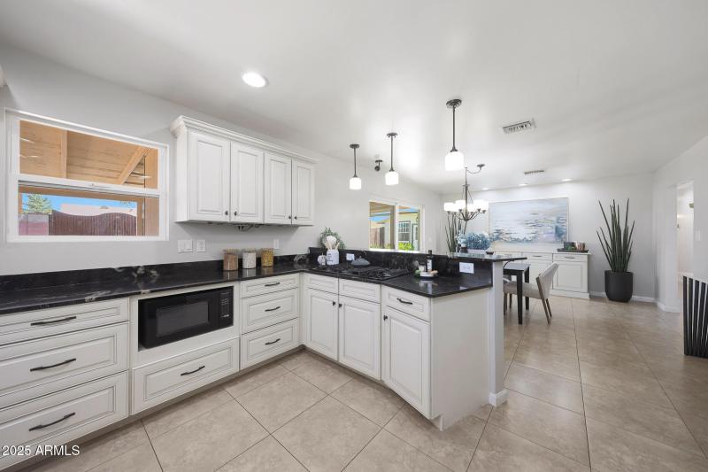 Kitchen Open to Dining Room