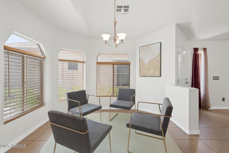 Breakfast Area Staged