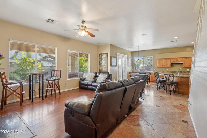 Family Room & Kitchen