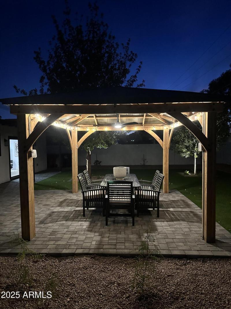 Nighttime Backyard Ambiance