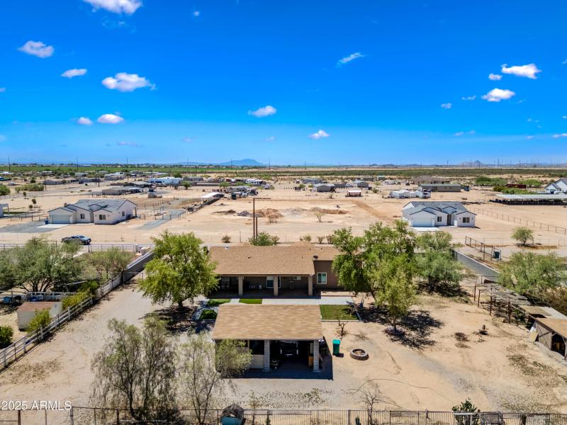 Covered carport in the back