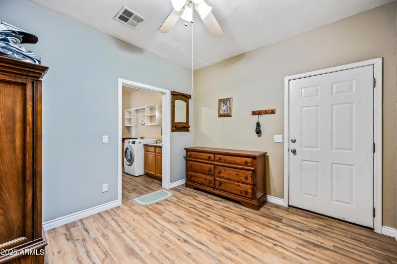 Door to the backyard