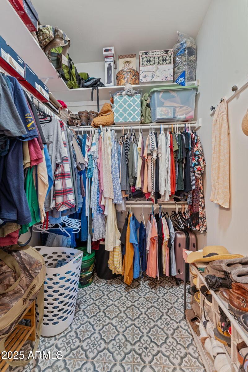 Primary walk-in closet