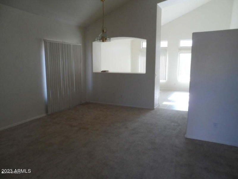 living room from front door