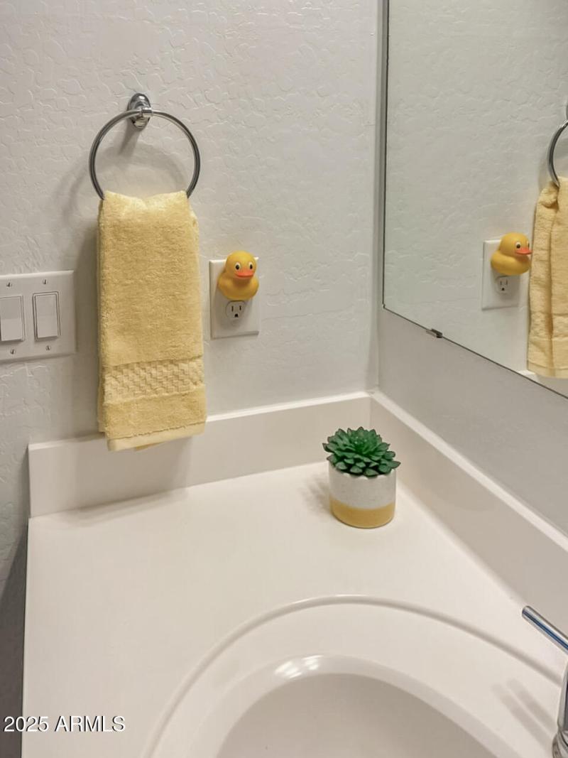 Towel Racks & Hooks In Place