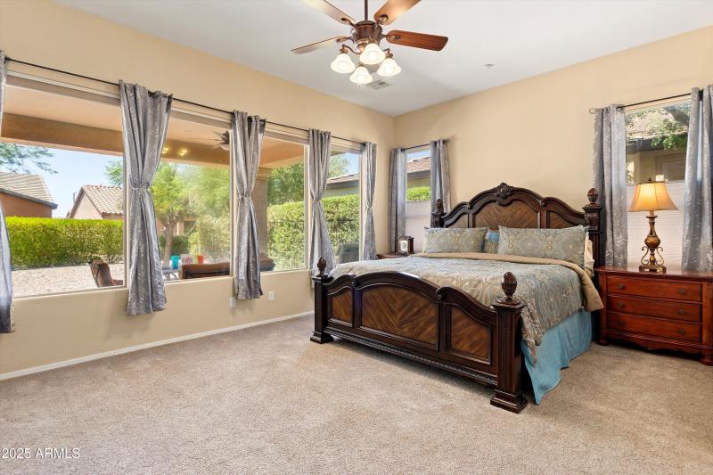 PRIMARY BEDROOM HAS LOTS OF