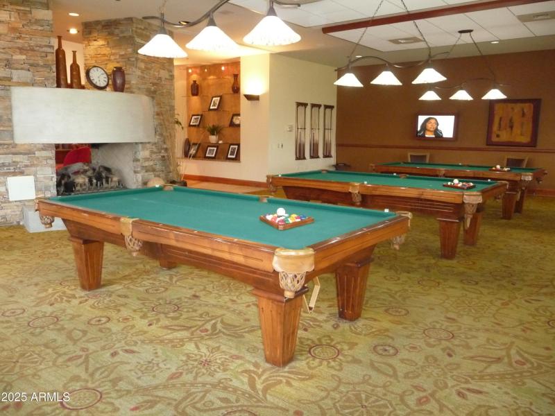 ENJOY BILLIARDS AT THE KIVA CLUB