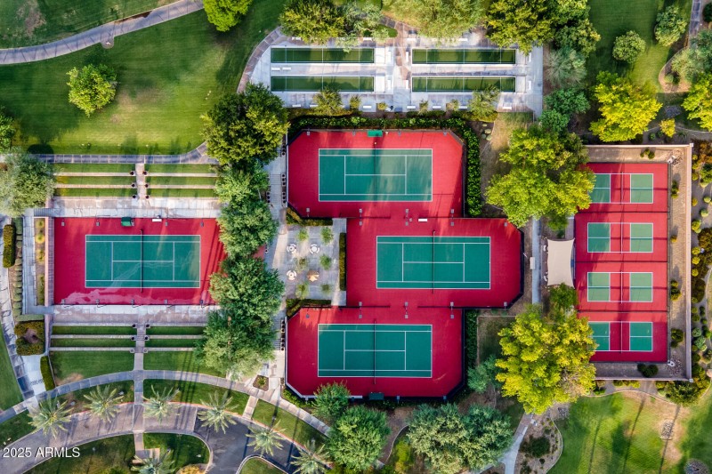 AERIAL VIEW OF KIVA CLUB SPORTS COURTS
