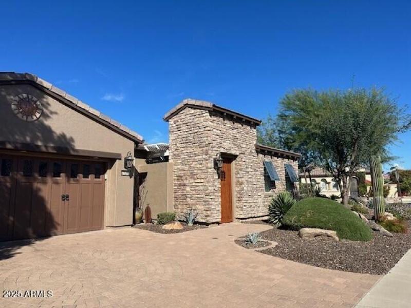 Front Entry Stone Front