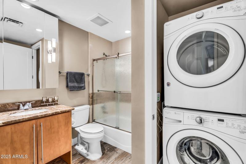 Full size stack W/D included!