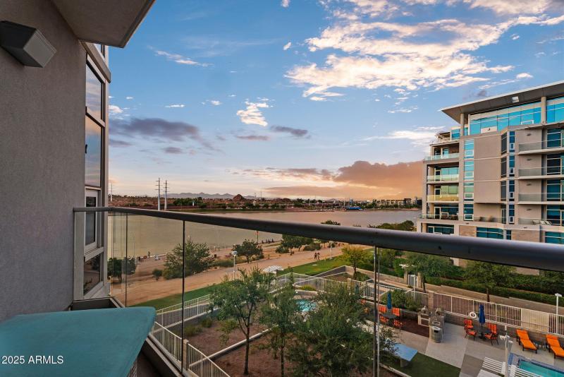 Primary bedroom balcony views!