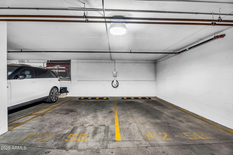 Your 2 reserved parking spaces