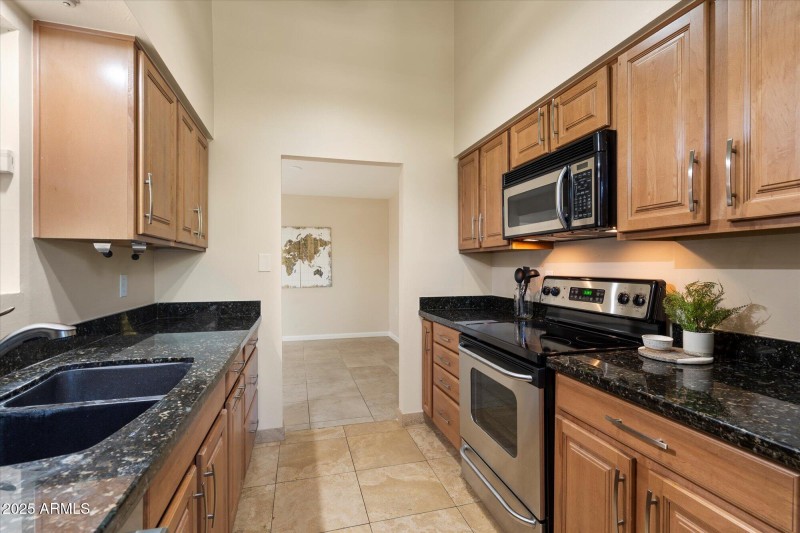 Kitchen leading out to Dining Room