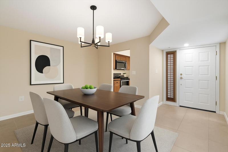 Front Entry into Dining Room