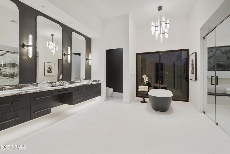 Primary Bathroom - Night