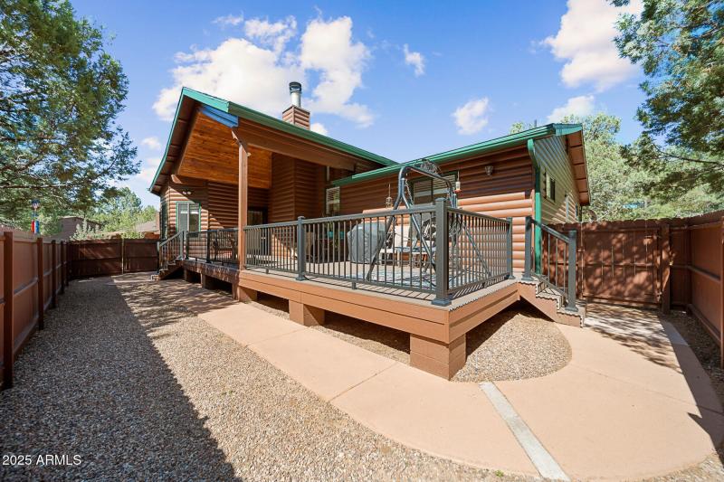 Covered and Sun Back Deck