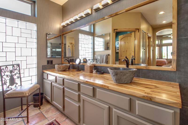 Primary Suite Bathroom with Dual Sinks
